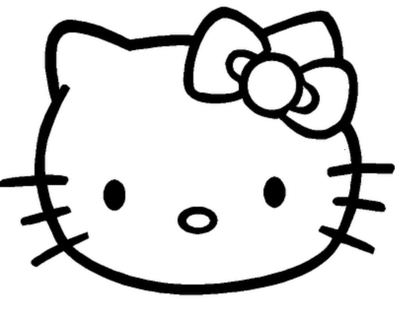 Hello Kitty's Face Free Coloring Page Hello Kitty, Kids Coloring 829x644 Hello Kitty's Face Free Coloring Page Hello Kitty, Kids Coloring