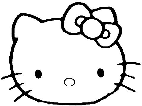 Hello Kitty Face Coloring Pages 479x356 Hello Kitty Face Coloring Pages