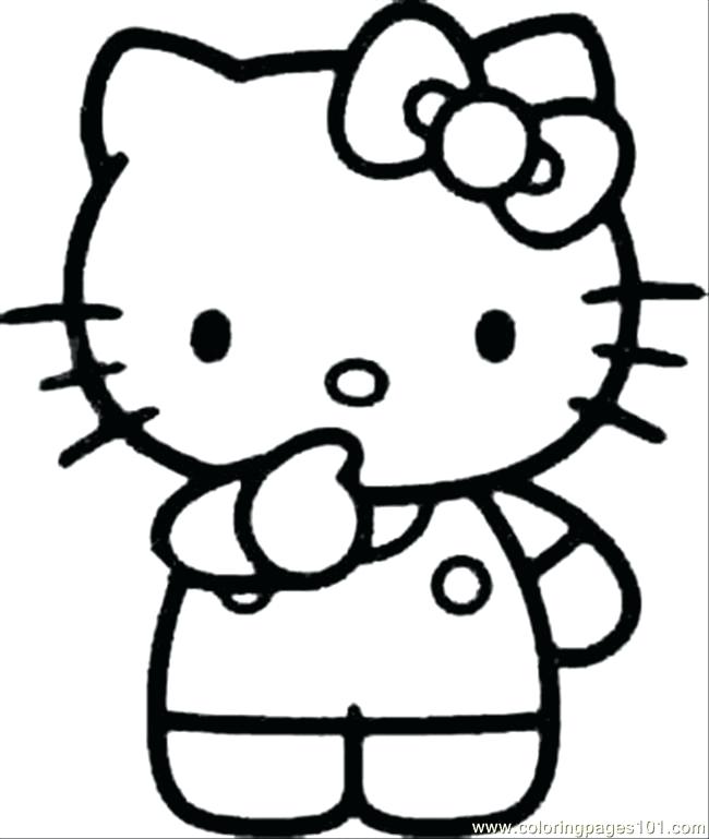 Hello Kitty Face Coloring Pages 650x769 Hello Kitty Face Coloring Pages