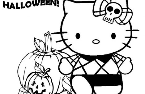 Hello Kitty Halloween Coloring Pages For Kids Just Colorings 469x304 Hello Kitty Halloween Coloring Pages For Kids Just Colorings