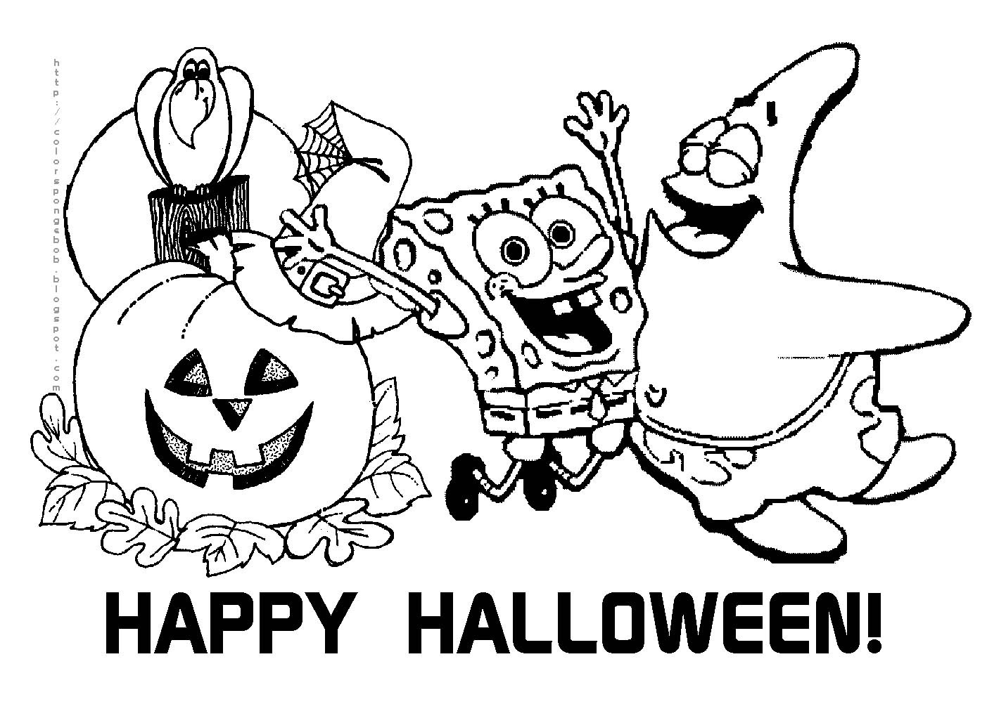 Hello Kitty Halloween Coloring Pages To Print