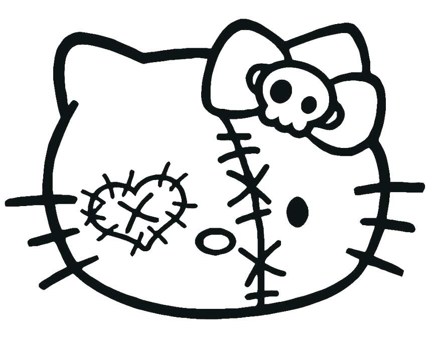 Halloween Hello Kitty Coloring Pages Hello Kitty Coloring Pages 865x682 Halloween Hello Kitty Coloring Pages Hello Kitty Coloring Pages