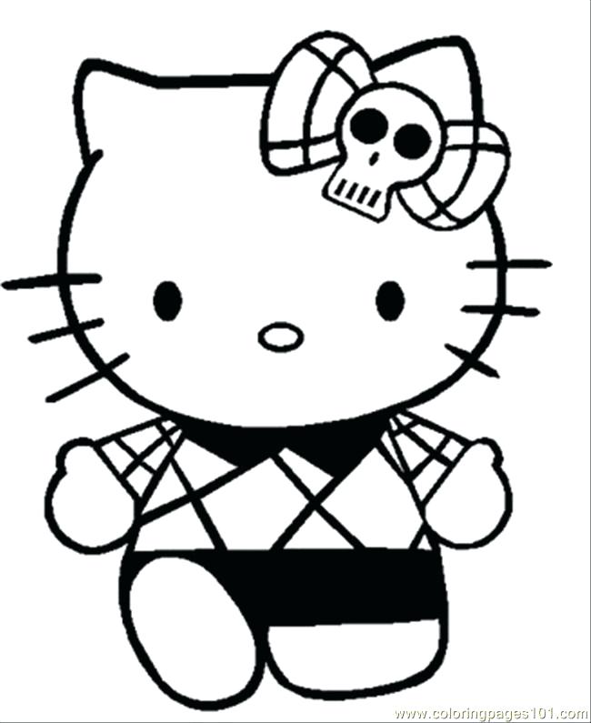 Hello Kitty Haloween Coloring Pages at GetColorings.com | Free ...