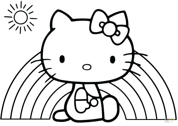 Hello Kitty To Color Coloring Pages Film Coloring Pages Hello 615x435 Hello Kitty To Color Coloring Pages Film Coloring Pages Hello