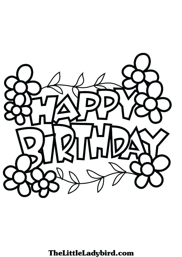 618x874 Coloring Pages Birthday Hello Kitty Happy Birthday Coloring Pages