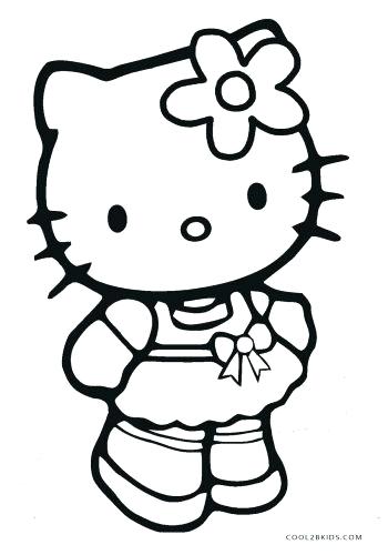 Hello Kitty Heart Coloring Pages at GetColorings.com | Free printable ...