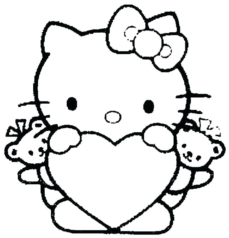 Hello Kitty Coloring Pages With Hearts Free Heart Coloring Pages 728x758 Hello Kitty Coloring Pages With Hearts Free Heart Coloring Pages