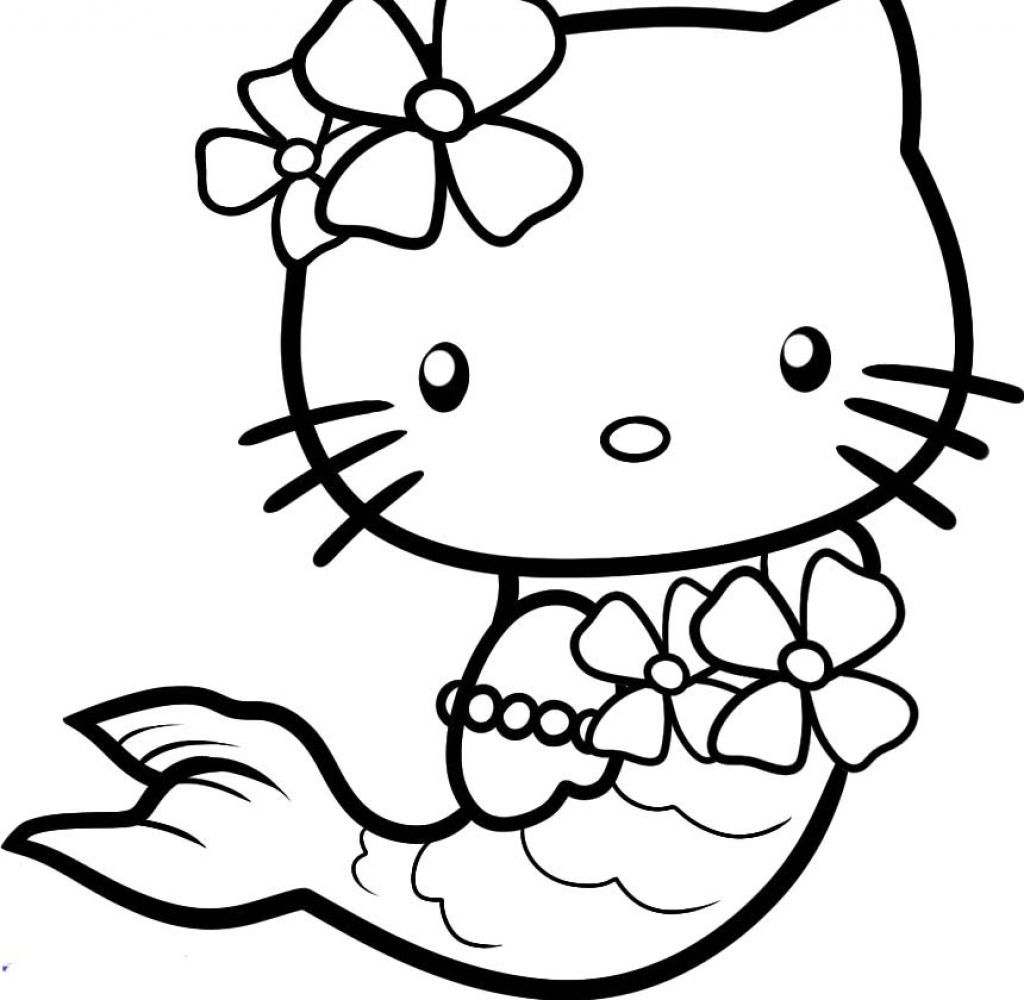 Printable Hello Kitty Mermaid Coloring Pages Coloring Pages 1024x1000 Printable Hello Kitty Mermaid Coloring Pages Coloring Pages