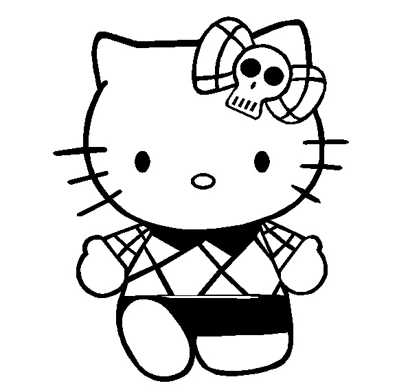 578x565 Top 30 Hello Kitty Coloring Pages To Print