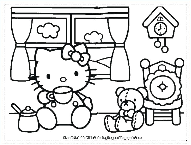 Hello Kitty Friends And Family Coloring Pages 728x553 Hello Kitty Friends And Family Coloring Pages