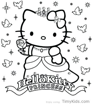 Unique Hello Kitty Princess Coloring Pages For Hello Kitty 374x430 Unique Hello Kitty Princess Coloring Pages For Hello Kitty