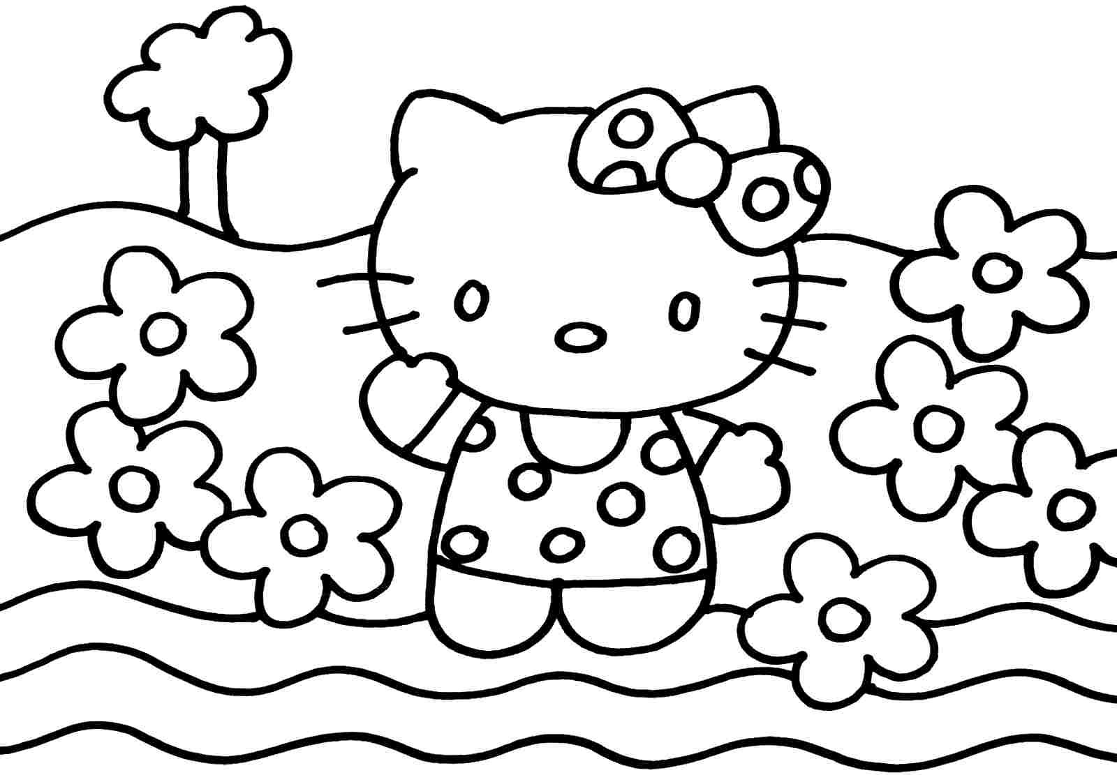 1600x1111 Hello Kitty Printable Coloring Pages For Thanksgiving Fresh