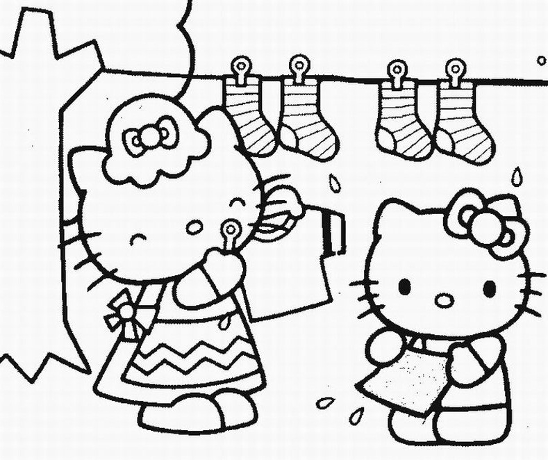 789x662 Free Printable Hello Kitty Coloring Pages For Kids
