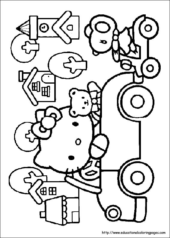 Hello Kitty Coloring Pages Free For Kids 567x794 Hello Kitty Coloring Pages Free For Kids