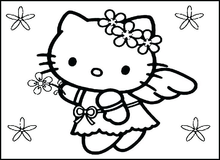 Hello Kitty Summer Coloring Pages Free Printable For Kids On 735x535 Hello Kitty Summer Coloring Pages Free Printable For Kids On