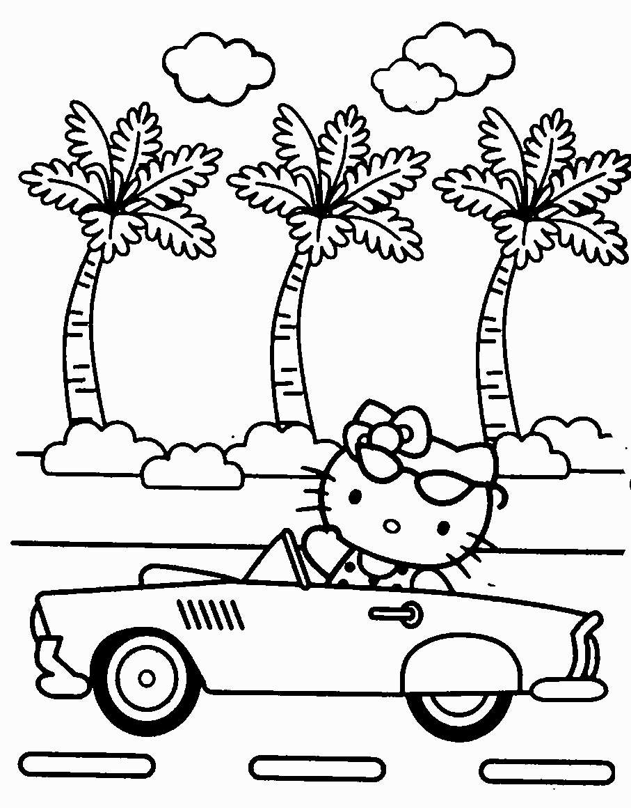 Perfect Hello Kitty Summer Page About Hello Kitty Coloring Pages 907x1160 Perfect Hello Kitty Summer Page About Hello Kitty Coloring Pages