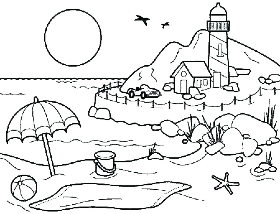 Summer Coloring Pages Vacation Coloring Pages Summer Coloring 900x688 Summer Coloring Pages Vacation Coloring Pages Summer Coloring