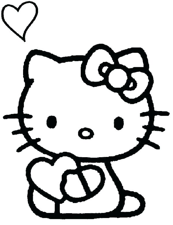 Hello Kitty Valentines Day Coloring Pages at GetColorings.com | Free ...