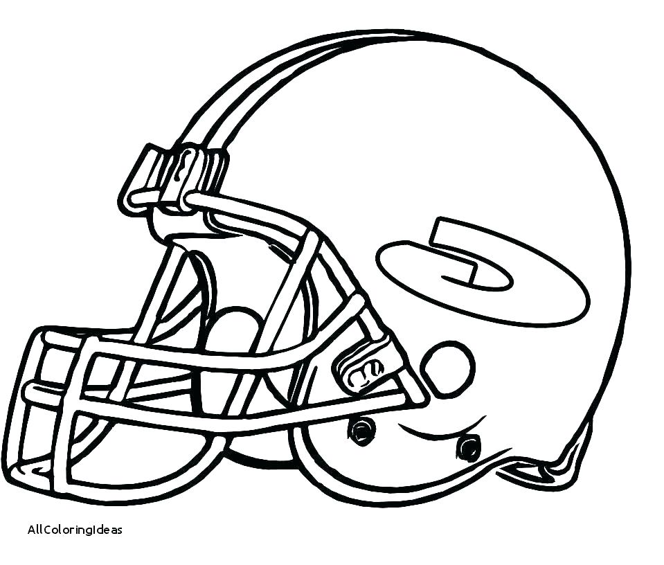 Football Helmet Coloring Page 959x816 Football Helmet Coloring Page