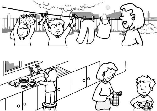 500x354 Helping Others Sunday Schoo Coloring Page Sunday School Lesson