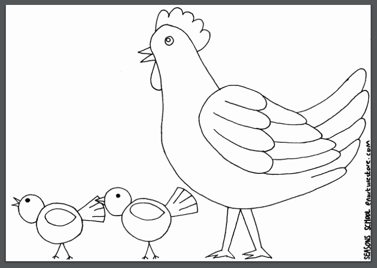 Spring Coloring Sheets Printables For Children 768x546 Spring Coloring Sheets Printables For Children