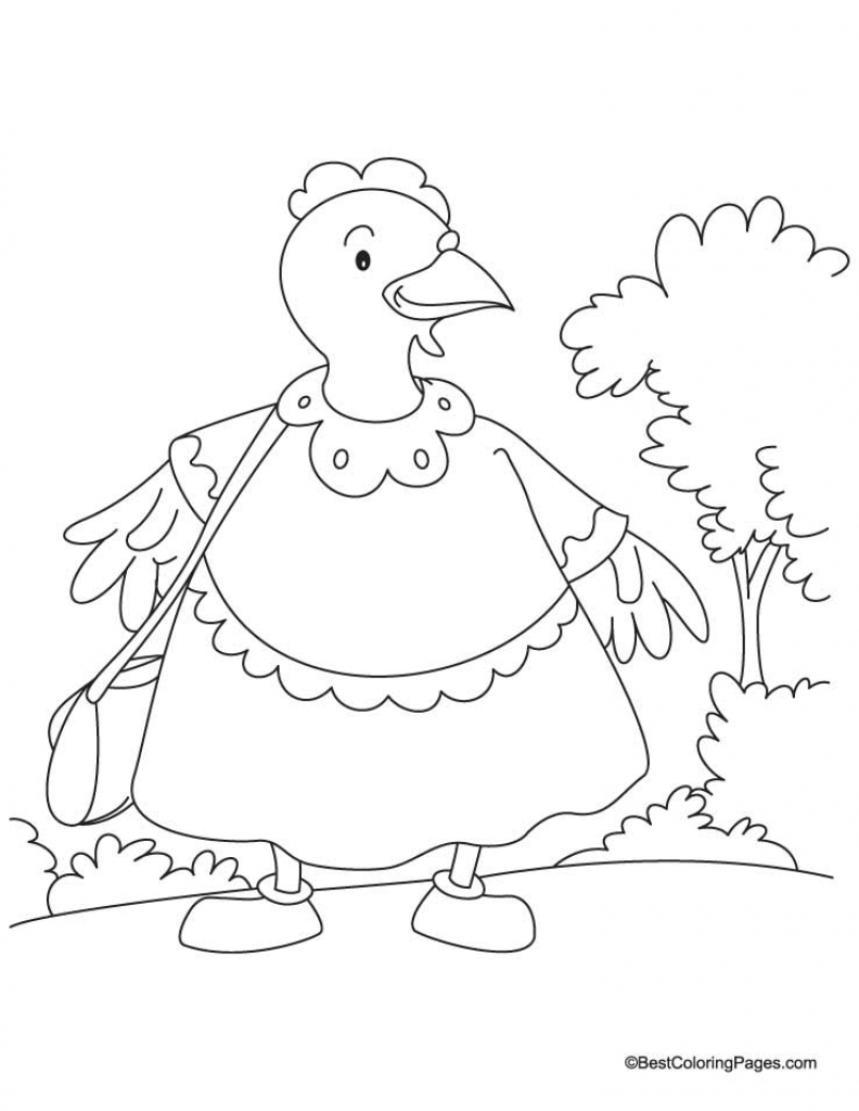 792x1024 Better Little Red Hen Coloring Page Pages Free
