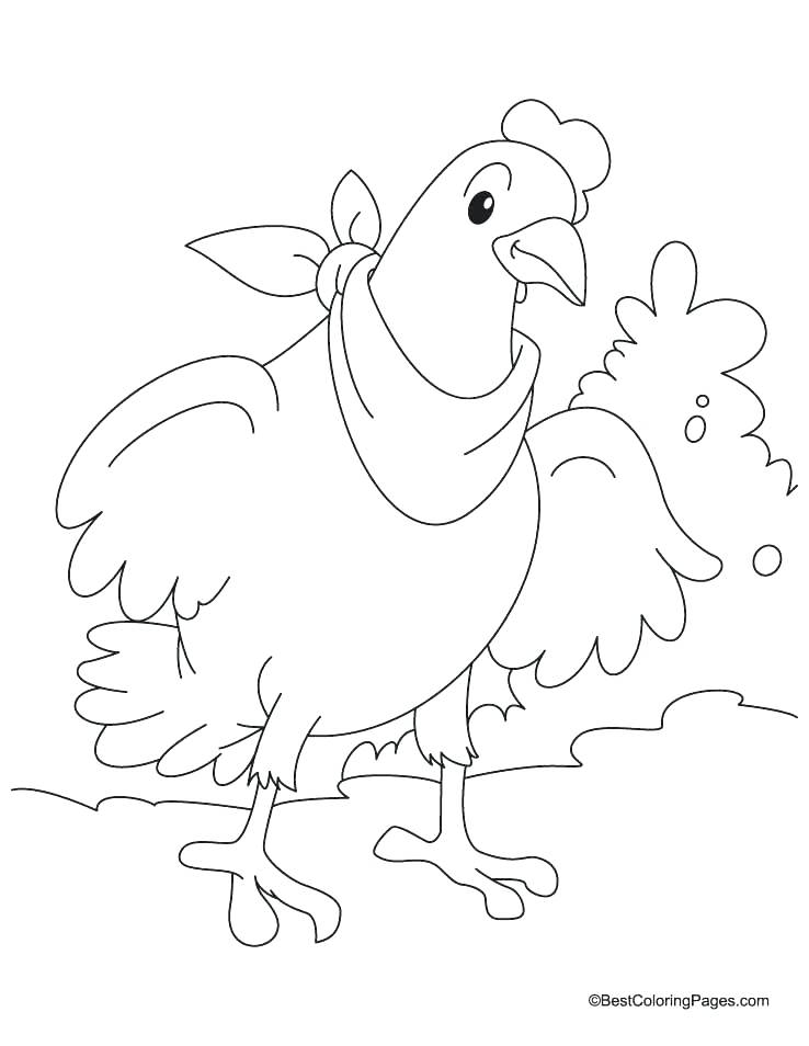738x954 Blue Hen Chicken Coloring Page French Hen Coloring Page Hen
