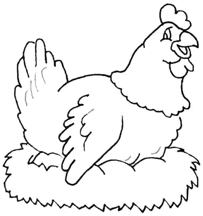 684x730 Little Red Hen Coloring Pages