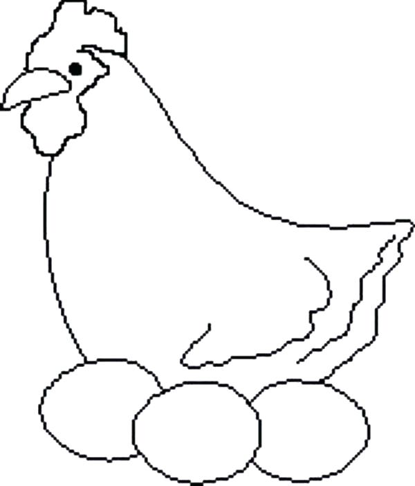 Hen Coloring Pages For Kids