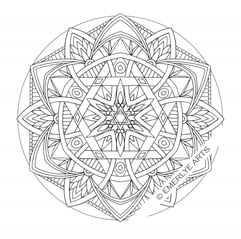 Coloring Pages ~ Mandala Coloring Pages Printable Incredible 1024x1019 Coloring Pages ~ Mandala Coloring Pages Printable Incredible
