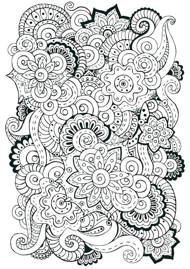 Henna Design Coloring Pages at GetColorings.com | Free printable ...