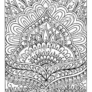 Henna Design Coloring Pages at GetColorings.com | Free printable ...