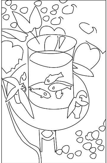 Matisse Coloring Pages Top 10 Henri Matisse Projects For Kids 362x550 Matisse Coloring Pages Top 10 Henri Matisse Projects For Kids