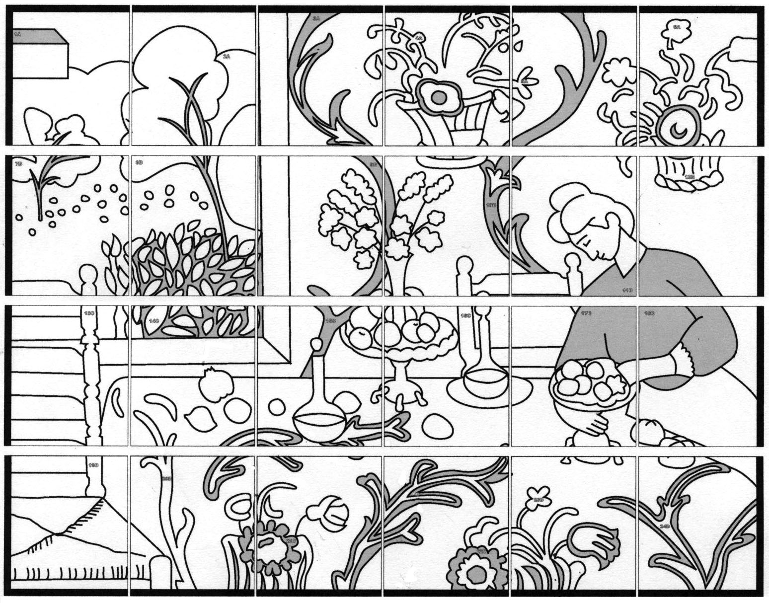 Henri Matisse Coloring Pages Printable Coloring For Kids 2018 1548x1214 Henri Matisse Coloring Pages Printable Coloring For Kids 2018