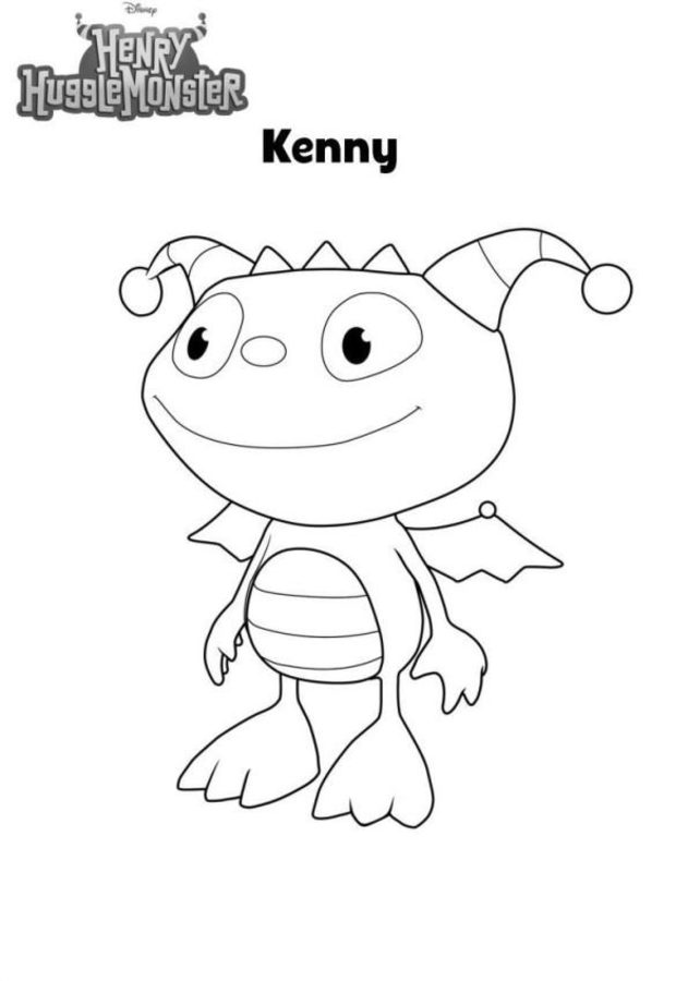 631x900 Coloring Pages Henry Hugglemonster, Printable For Kids Amp Adults, Free