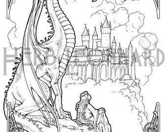 Herb Leonhard Adult Coloring Page Fantasy Nouveau Coloring 340x270 Herb Leonhard Adult Coloring Page Fantasy Nouveau Coloring