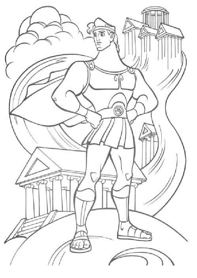 645x912 Hercules And Meg Coloring Pages 439028