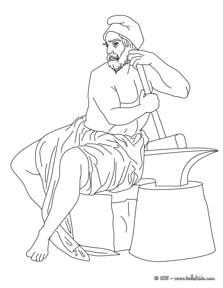 736x951 Hermes Coloring Page