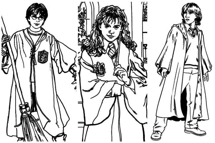 Harry Potter Coloring Pages Free 2425 Movie Coloring 720x480 Harry Potter Coloring Pages Free 2425 Movie Coloring