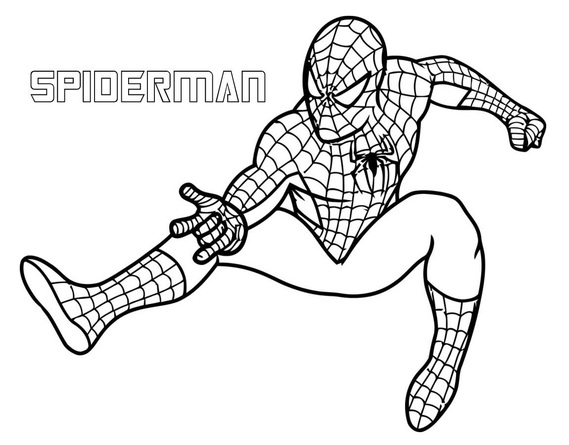 1150x900 Download Spiderman Superhero Coloring Pages For Free Birthday