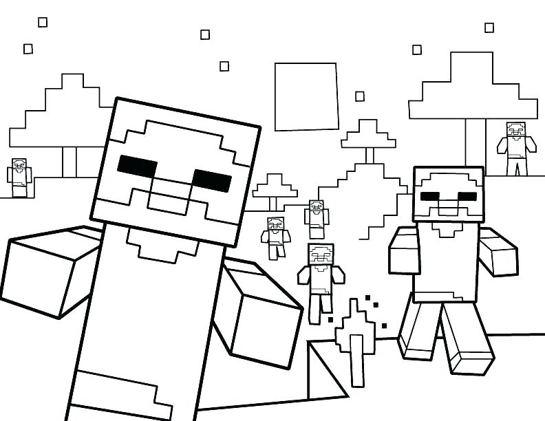 792x612 Herobrine Coloring Pages Minecraft Herobrine Coloring Pages