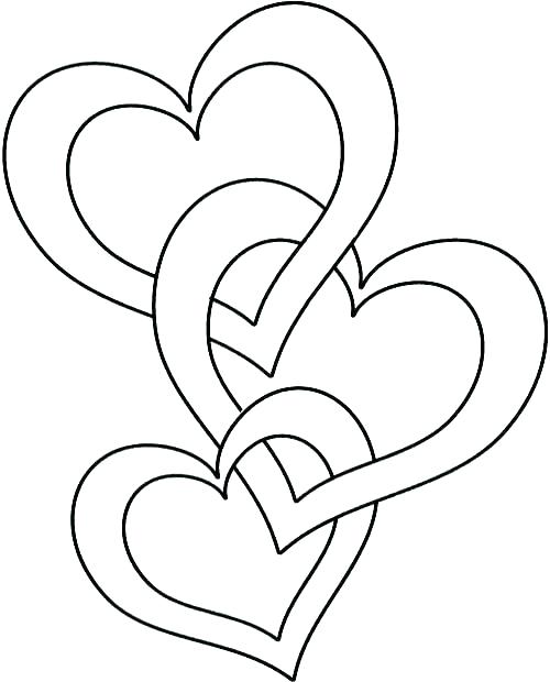 500x620 Heart Shape Coloring Page Shapes Colouring Pages Coloring Pages