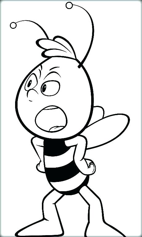 461x766 Coloring Pages Of Bees Coloring Page Bee Bees Coloring Pages Angry