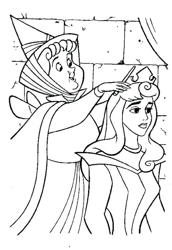 600x871 Sleeping Coloring Page Download Sleeping Beauty Coloring Pages 1