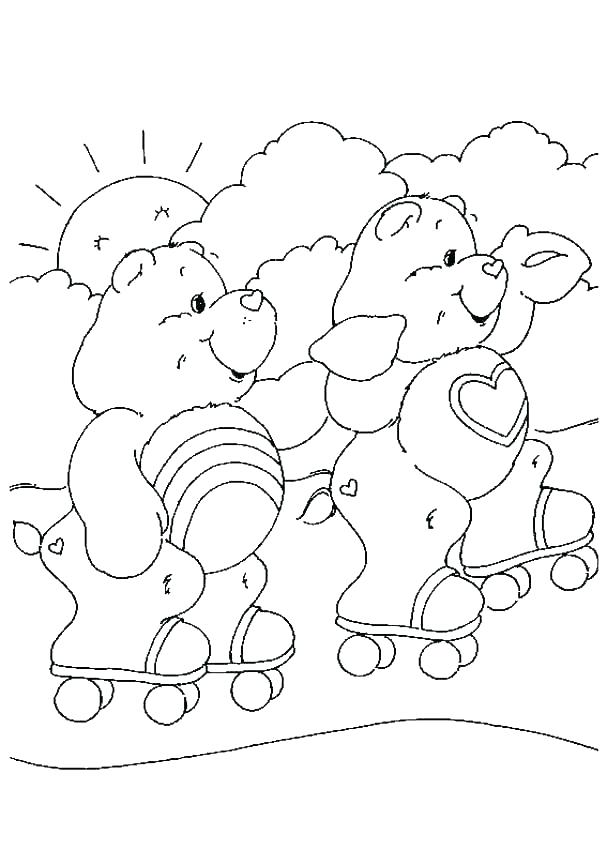 607x850 Coloring Pages Of Bears Hibernating Bear Coloring Page Hibernating