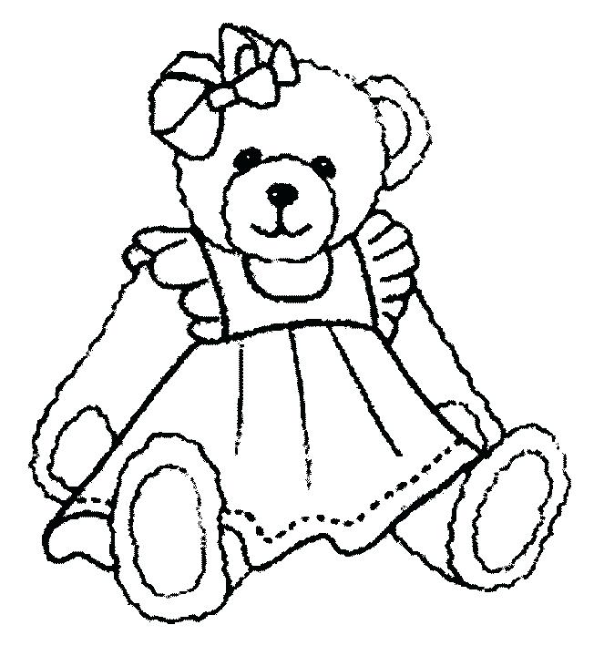 652x731 Coloring Pages Bears Teddy Bear Coloring Sheets Bears Hibernation