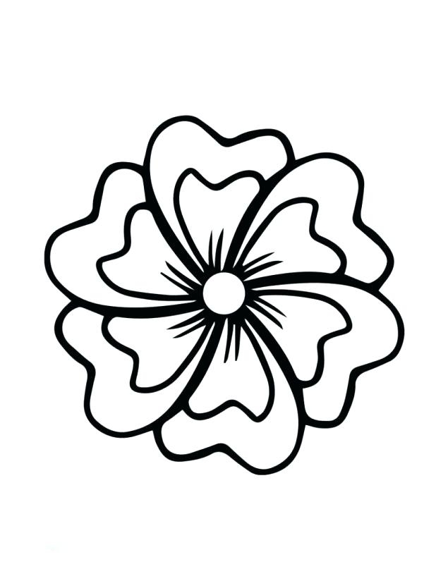 618x824 Flower Coloring Page Hibiscus Coloring Page Free Printable