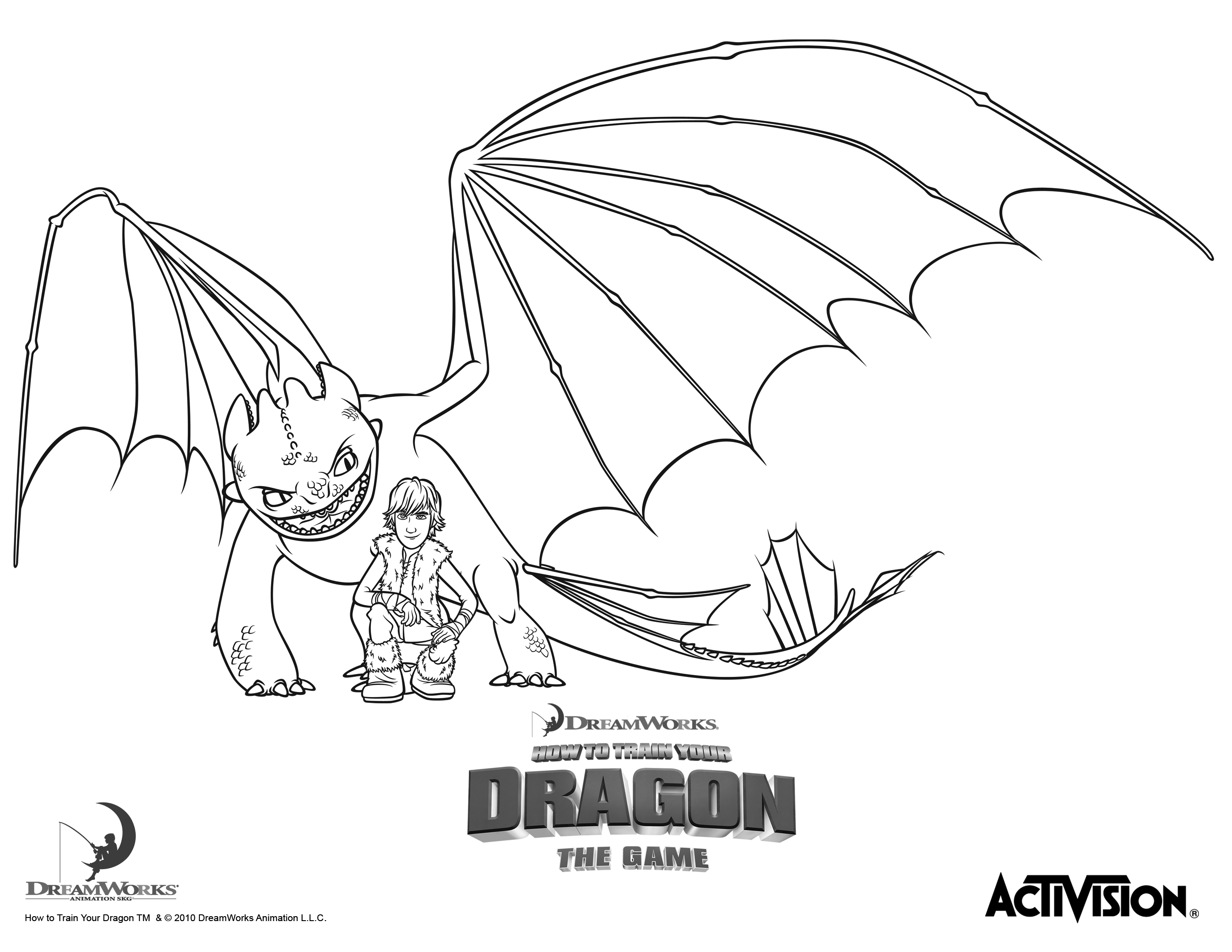 Hiccup Coloring Pages