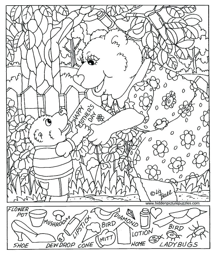 736x871 Hidden Pictures Coloring Pages Coloring Pages Hidden Pictures