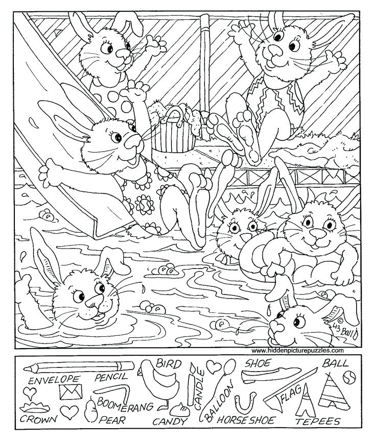 736x866 Hidden Pictures Coloring Pages View And Print This Hidden Pictures